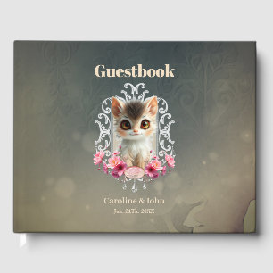 Enchanting, fluffy kitten  guest book