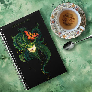 Enchanting Forest Dryad Woman Butterfly Fantasy Planner