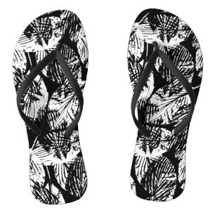 Enchanting Forest Foliage Seamless Pattern Thongs