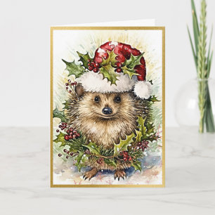 Enchanting Forest Friend Hedgehog Card