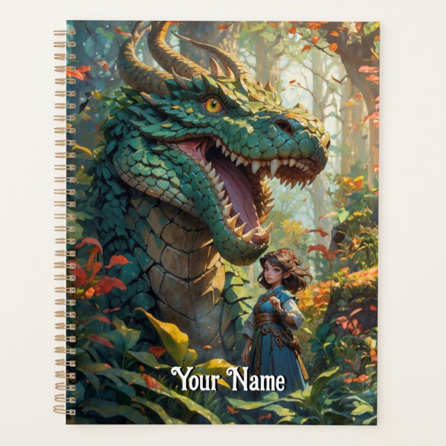 Enchanting Forest Illustration Planner (Front)