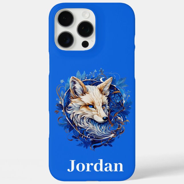 Enchanting Fox with Custom Name Case-Mate iPhone Case (Back)