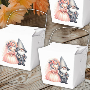 Enchanting Garden Gnome Rustic Woodland Wedding Favour Box
