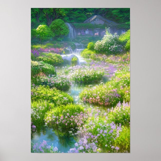 Enchanting Garden of Dreams Poster (Front)