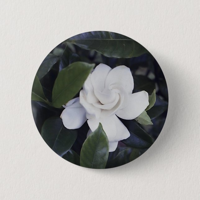 Enchanting Gardenia Button (Front)