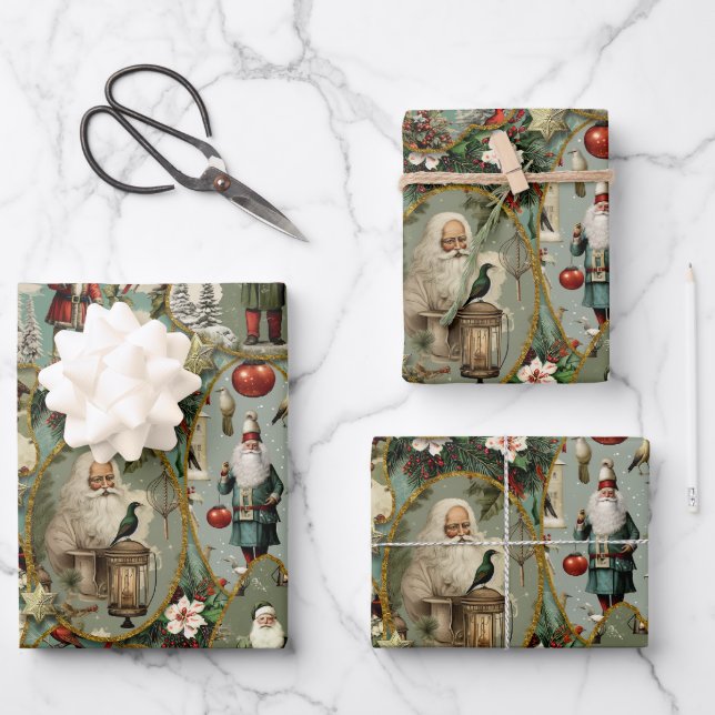 Enchanting Holiday Reverie Wrapping Paper Sheet (Front)