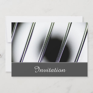 Enchanting Invitation Card with Chrome