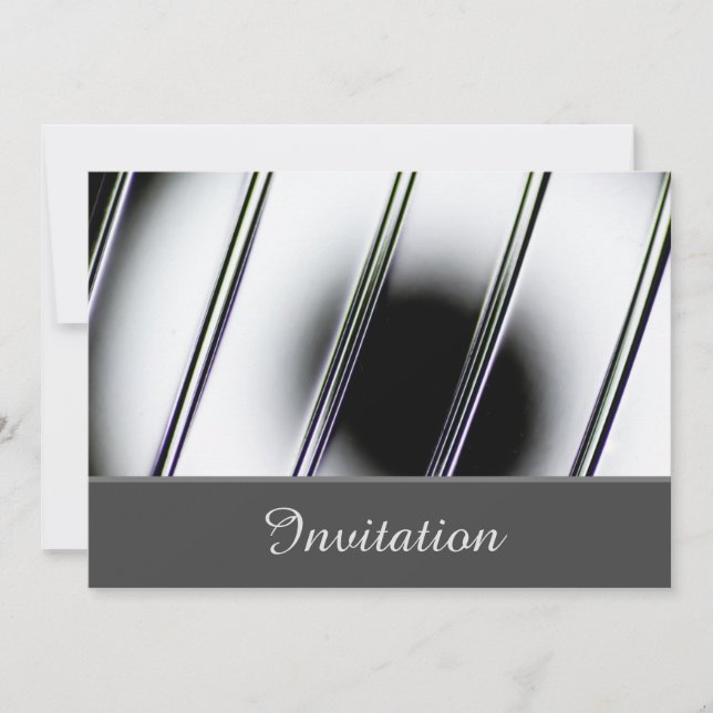 Enchanting Invitation Card with Chrome (Front)