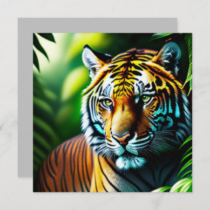Enchanting Jungle Tiger - Fierce And Free Card