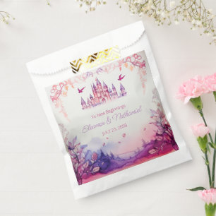 Enchanting Lavender Renaissance Castle Wedding Favour Bag