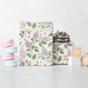 Enchanting Lilac Garden Blossom  Wrapping Paper