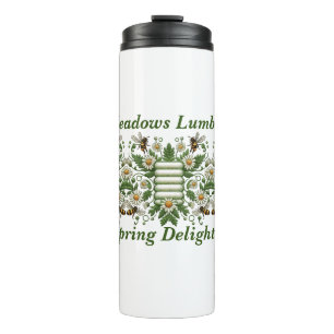 Enchanting Meadows Lumbar Spring Delight Pillow Co Thermal Tumbler