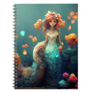 Enchanting Mermaid Underwater Mysteries  Notebook