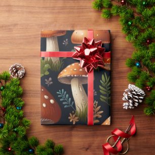 Enchanting Mushroom Forest Wrapping Paper