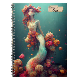 Enchanting Mystical Sea Mermaid Notebook