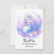 Enchanting Ocean Fantasy Mermaid Baby Shower