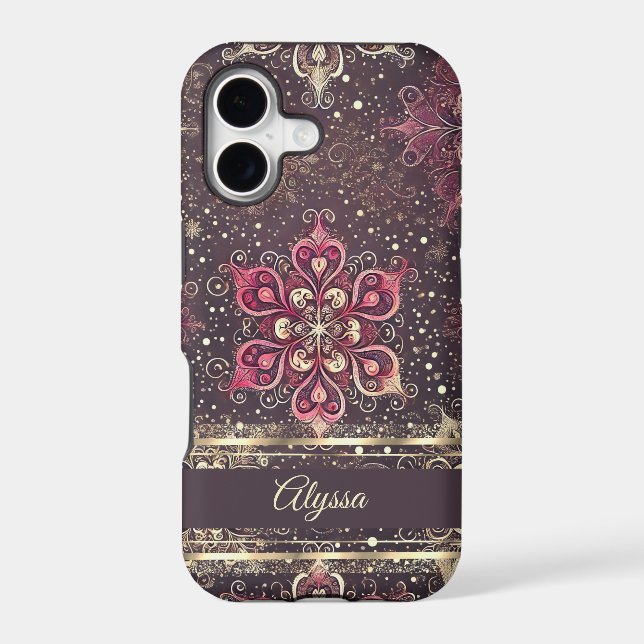 Enchanting Ornate Snowflakes (Back)