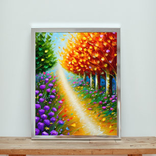 Enchanting Pathway Through a Secret Garden Photo Print