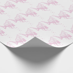 Enchanting Pink Fairy Dust Wrapping Paper
