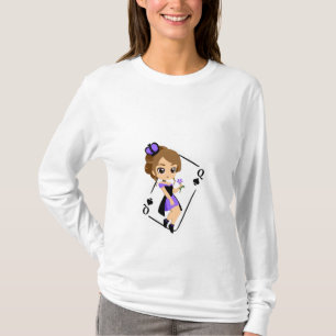 "Enchanting Queen of Spades Women’s Long Sleeve T-Shirt