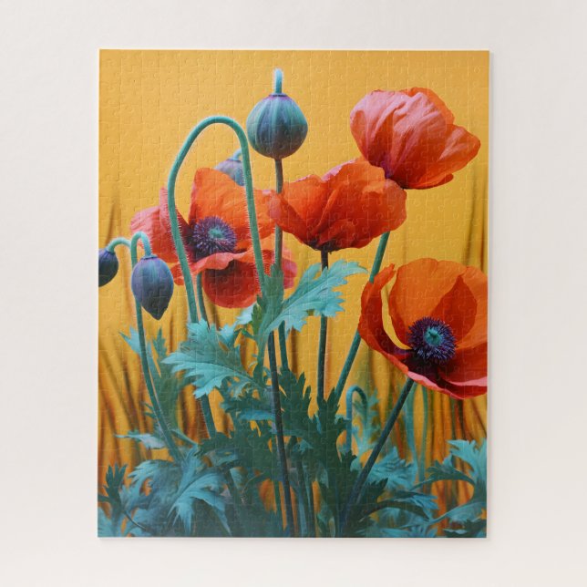 Enchanting Red poppies Jigsaw Puzzle (Vertical)