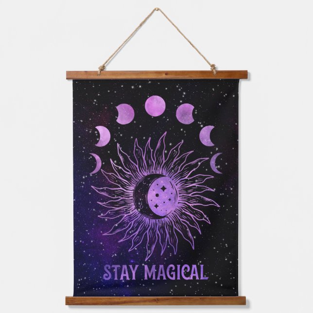 Enchanting Stay Magical  Hanging Tapestry (Front)