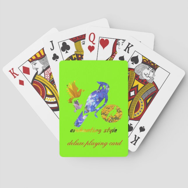enchanting style playing cards (Back)