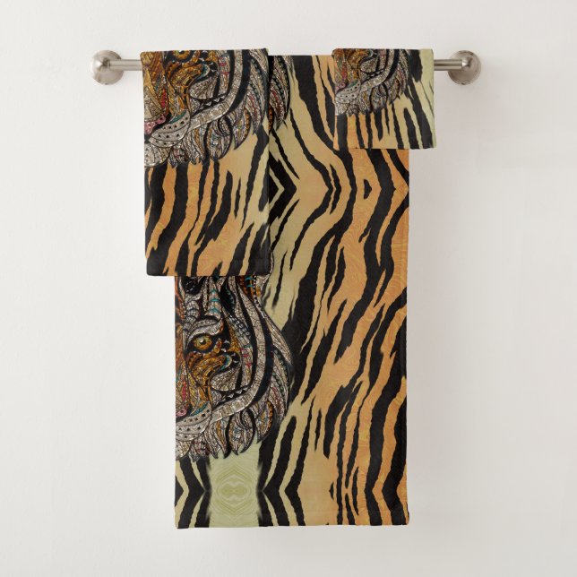 Enchanting Tiger  Bath Towel Set (Insitu)
