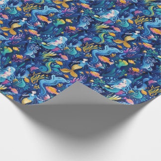 Enchanting Underwater Fantasy Matte Wrapping Paper