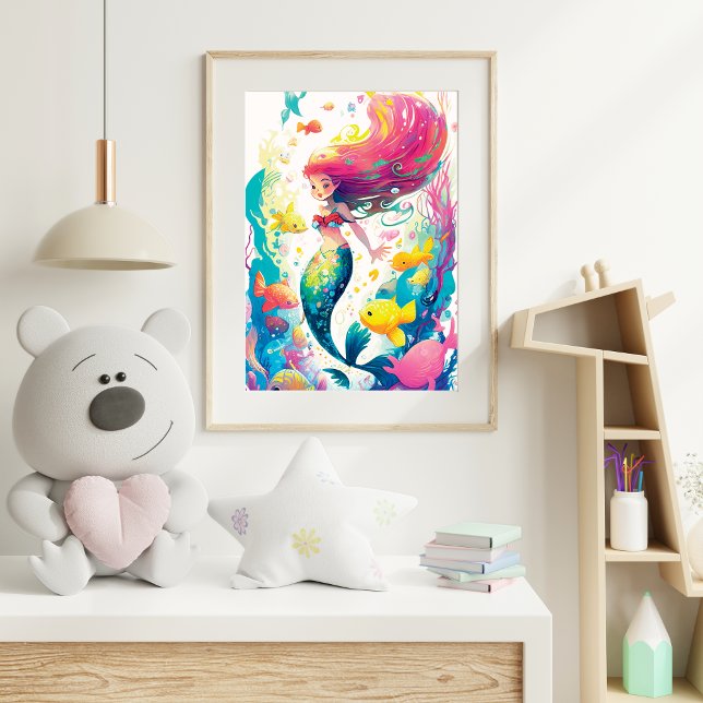 Enchanting Underwater Mermaid  Poster (Creator Uploaded)