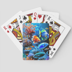 Enchanting Underwater Sealife Playing Cards