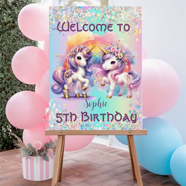 Enchanting Unicorn Acrylic Sign (Creator Uploaded)