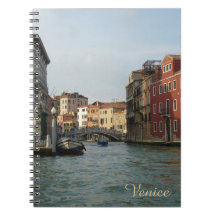 Enchanting Venice Waterway Photo Spiral Notebook