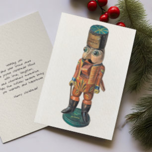 Enchanting Vintage Nutcracker by Mina Lowry Holiday Card