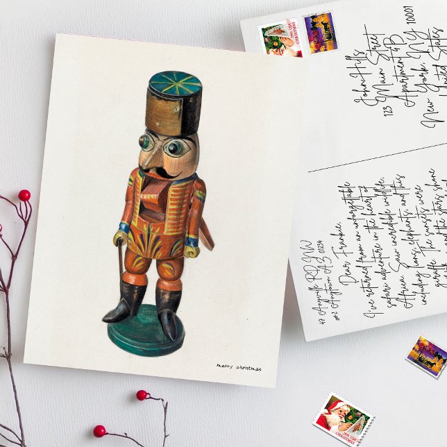 Enchanting Vintage Nutcracker by Mina Lowry Postcard (Creator Uploaded)