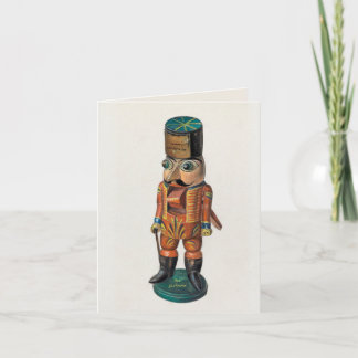 Enchanting Vintage Nutcracker Christmas Card