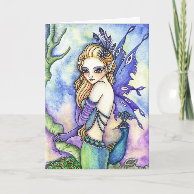 Enchanting Violet - blank card (Front)