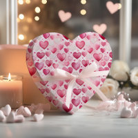 Enchanting Watercolor Hearts | Polka Dots Pattern