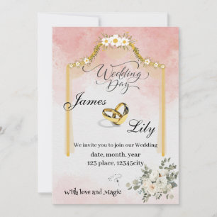 enchanting wedding Invitation to a Magical Union