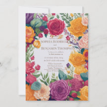 Enchanting Wildflower Wedding: Boho Bliss  Invitat