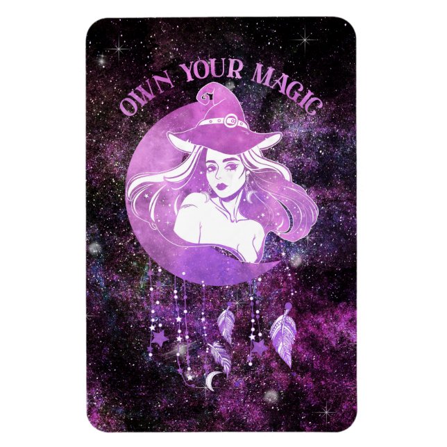 Enchanting Witch Magnet (Vertical)