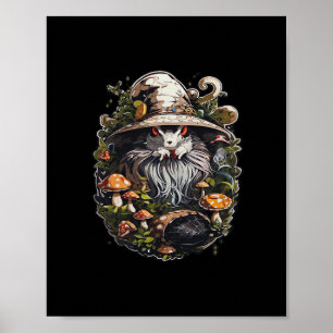 Enchanting Witch Whimsigoth & Mystical Art For Lap Poster