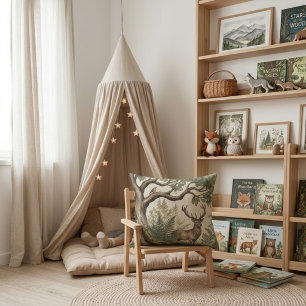 Enchanting Woodlands Animals Cushion