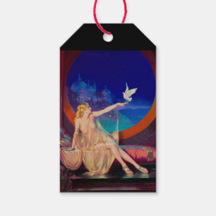 Enchantment of Arabian Concubine Pinup Girl Gift Tags