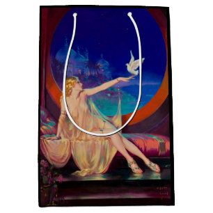 Enchantment of Arabian Concubine Pinup Girl Medium Gift Bag