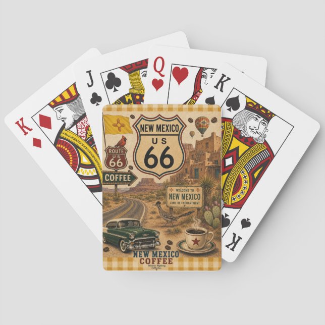 Enchantment Route 66 Game Night Playing Cards (Back)