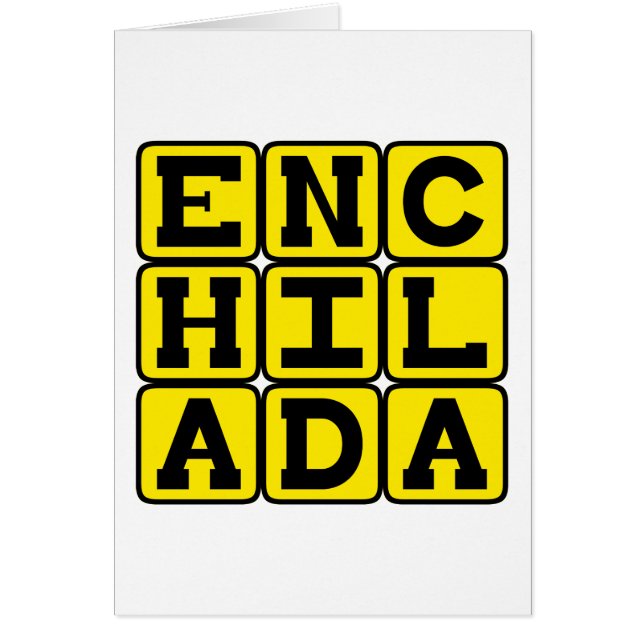 Enchilada, Mexican Delicacy (Front)