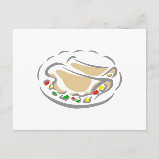 Enchiladas Postcard (Front)