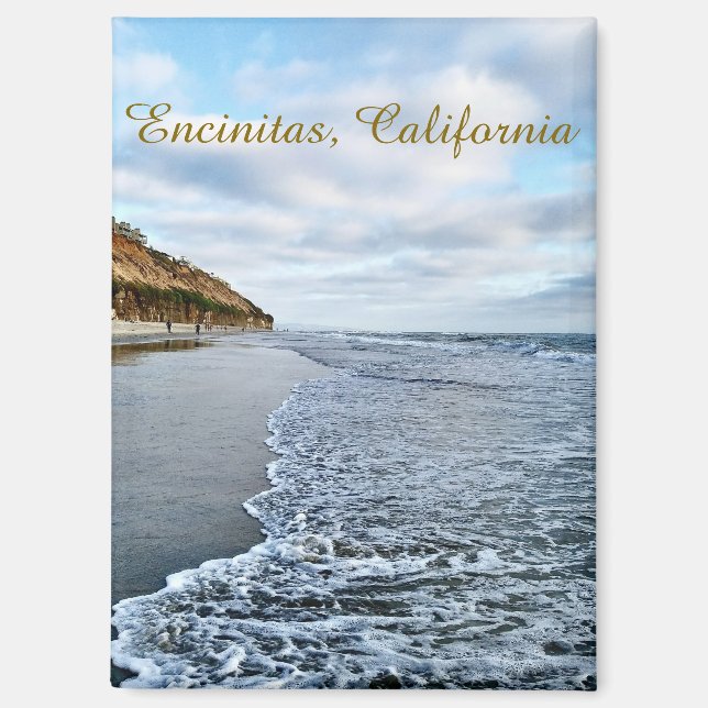 Encinitas California - Beach Magnet (Front)