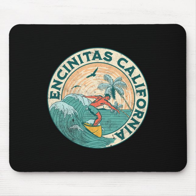 Encinitas California  Mouse Pad (Front)